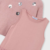 Conjunto Vestido 2 Pz Niña Rosado Mayoral