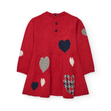 Conjunto Vestido Bebé Niña Rojo Boboli
