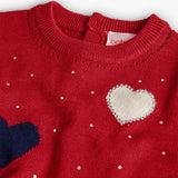 Conjunto Vestido Bebé Niña Rojo Boboli