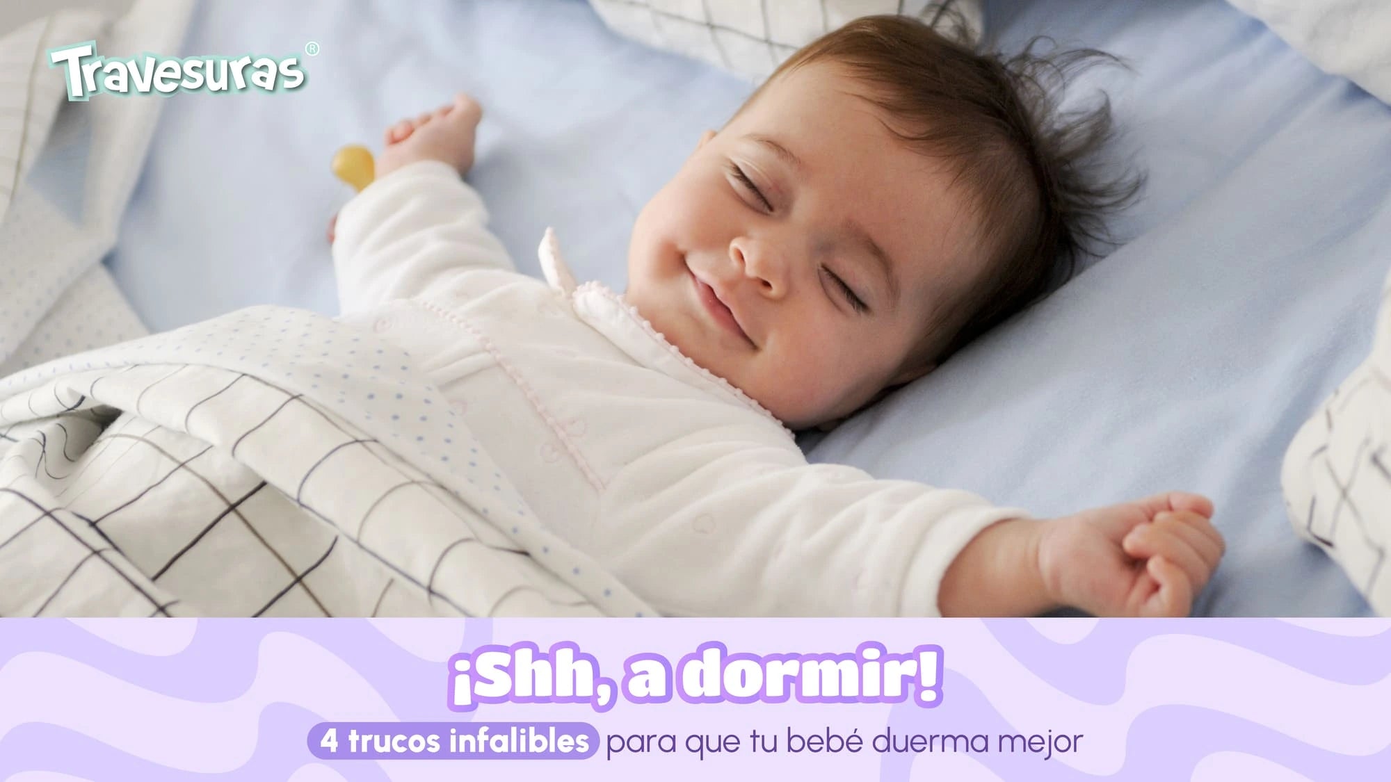 ¡Shh, a dormir! 4 trucos infalibles para que tu bebé duerma mejor