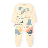 Pijama Bebé Niño Beige Boboli