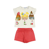 Conjunto Short Bebé Niña