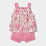 Conjunto Short Bebé Niña Rosado Boboli