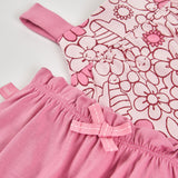 Conjunto Short Bebé Niña Rosado Boboli