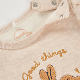 Conjunto Bebé Niña Beige Boboli