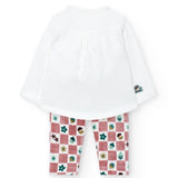 Conjunto Bebé Niña Blanco Boboli