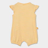Mameluco Bebé Niña Amarillo Boboli