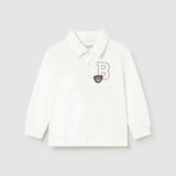 Polo Manga Larga Bebé Niño Beige Mayoral