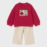 Conjunto Bebé Niña Rojo Mayoral