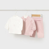 Conjunto 3 Piezas Bebé Niña Rosado Mayoral