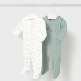 Set X2 Pijama Bebé Niño Verde Mayoral