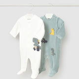 Set X2 Pijama Bebé Niño Verde Mayoral