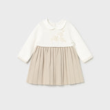 Vestido Bebé Niña Beige Mayoral