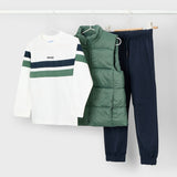 Conjunto 3 Piezas Niño Verde Mayoral