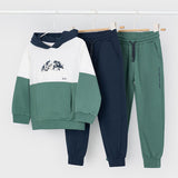 Sudadera 3 Pz Niño Verde Mayoral