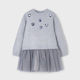 Vestido Niña Gris Mayoral