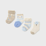 Set X4 Medias Bebé Niño Azul Mayoral