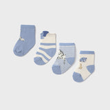 Set X4 Medias Bebé Niño Azul Mayoral