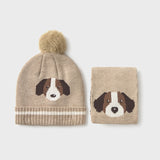 Gorro - Bufanda Bebé Unisex Beige Mayoral