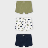 Set X3 Boxers Niño Verde Mayoral