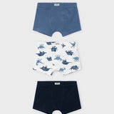 Set X3 Boxers Niño Azul Mayoral