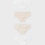Set X4 Pantys Niña Beige Mayoral