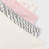 Set X4 Pantys Niña Rosado Mayoral