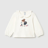 Camiseta Bebé Niña Blanco Mayoral