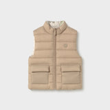 Chaleco Doble Faz Bebé Niño Beige Mayoral