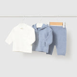 Conjunto 3Pz Bebé Niño Celeste Mayoral