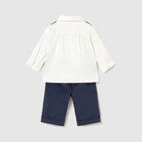 Conjunto Corbatín Bebé Niño Azul Mayoral