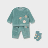 Conjunto 3Pz Bebé Niño Verde Mayoral