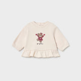 Conjunto 3Pz Bebé Niña Beige Mayoral