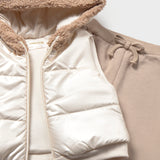 Conjunto 3Pz Bebé Niña Beige Mayoral