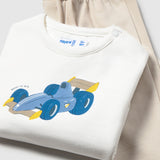 Conjunto 3 Pz Bebé Niño Azul Mayoral