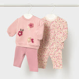 Set X2 Conjunto Bebé Niña Rosado Mayoral