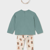 Conjunto 3 Pz Bebé Niña Verde Mayoral