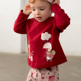 Conjunto 3 Pz Bebé Niña Rojo Mayoral
