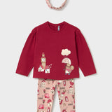 Conjunto 3 Pz Bebé Niña Rojo Mayoral