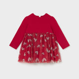 Vestido Bebé Niña Rojo Mayoral