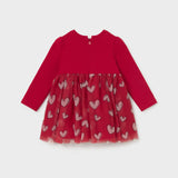 Vestido Bebé Niña Rojo Mayoral
