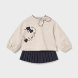 Conjunto Bebé Niña Azul Oscuro Mayoral