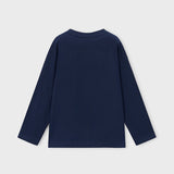 Camiseta Manga Larga Niño Azul Oscuro Mayoral