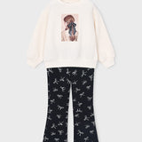 Conjunto Niña Negro Mayoral