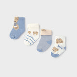 Set X4 Medias Bebé Niño Azul Mayoral