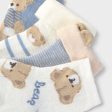 Set X4 Medias Bebé Niño Azul Mayoral