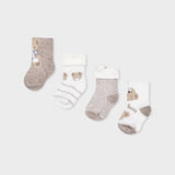 Set X4 Medias Bebé Niño Beige Mayoral