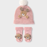 Set Gorro-Medias Bebé Niña Rosado Mayoral