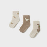 Set X3 Medias Bebé Niño Beige Mayoral