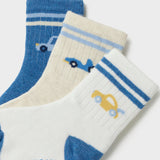 Set X3 Medias Bebé Niño Azul Claro Mayoral
